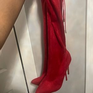 Thigh high boots. Size 11. Worn once